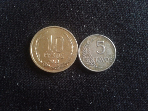 Moneda Perú 5 Centavos 1918 Níquel (c17)