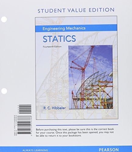 Book : Engineering Mechanics Statics, Student Value Edition