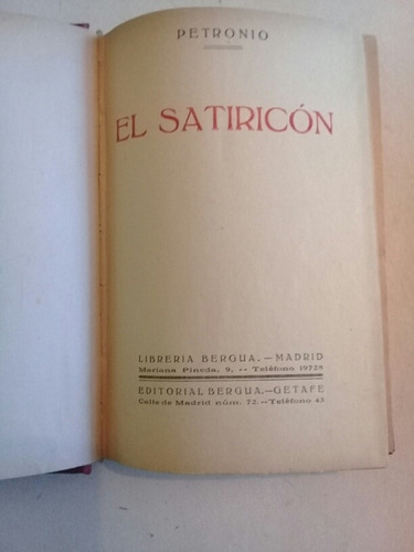 El Satiricon - Petronio