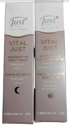 Crema Para Rostro Hidratante De Día Vital Just Con Fps 15