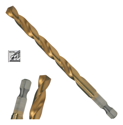 Mecha Makita D-15833 10mm X125mm Titanio P/ Atornillador Mkb