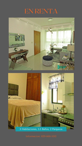 Se Alquila/renta Apartamento Tipo Penthouse En Santiago