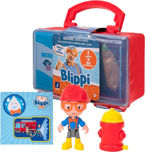 Valijita Blippi deluxe blind roja