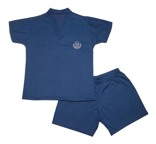 Imagem 4 de 4 de Pijama Meia Manga Short Malha Masculino Infantil Liso