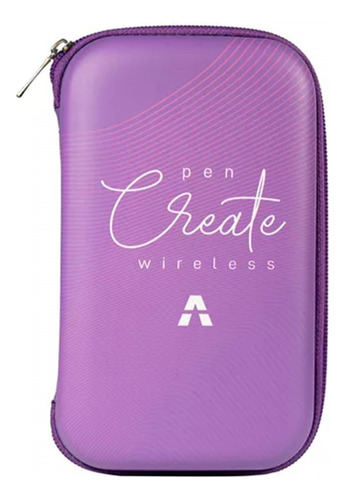 Maquina Pen Create Wireless - Preto C/ Roxo Para Tatuagem