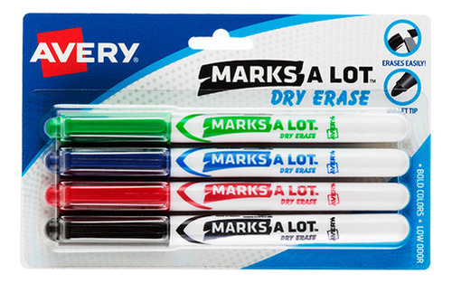 Marcador de quadro branco Bullet Point Avery 24459 4 peças