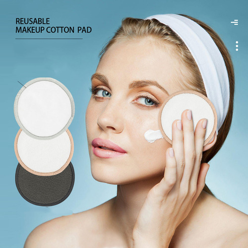 5x Removedor De Maquillaje Facial Almohadillas De Tela