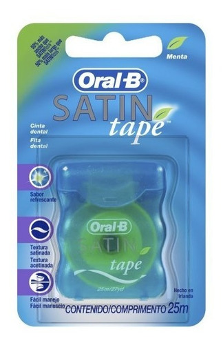 Hilo Dental Oral-b Satin Tape Menta 25 M