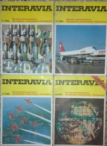 Interavia Revista Internacional Aeronáutica Astronáutica X4