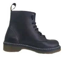 Comprar Borcegos Botas Negro Mujer Plataforma Vegano Clásico Cordón