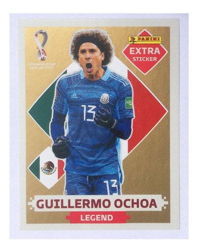 Figurita Qatar 2022 - Guillermo Ochoa Extra Sticker Oro