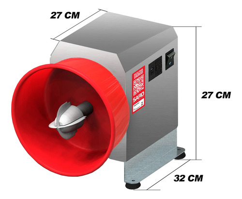Rallador de coco eléctrico Rc Bivolt 50/60 Hz