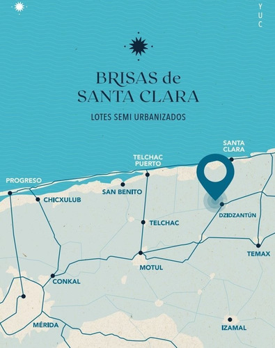 Imagen 6 de 11 de Brisas De Santa Clara. Terrenos En Venta Ubicados En Dzidzan
