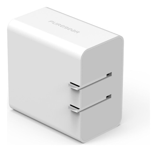 Cargador Pared 65w Doble Usb C Lightspeed Sin Cable Puregear