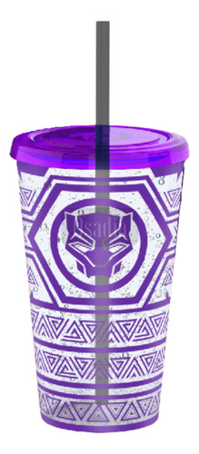 Vaso Wakanda Forever Acrílico Coleccionable Cine 450ml