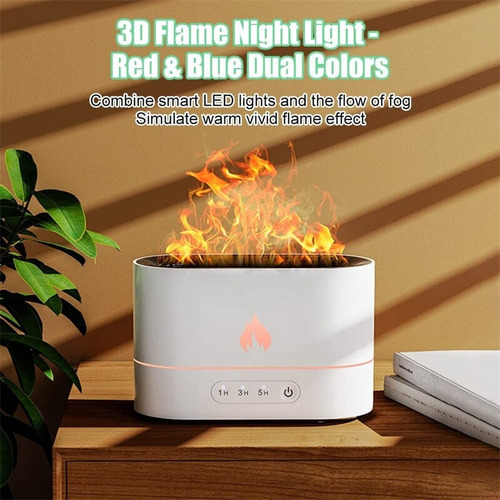 Humidificador Con Efecto Llama Led