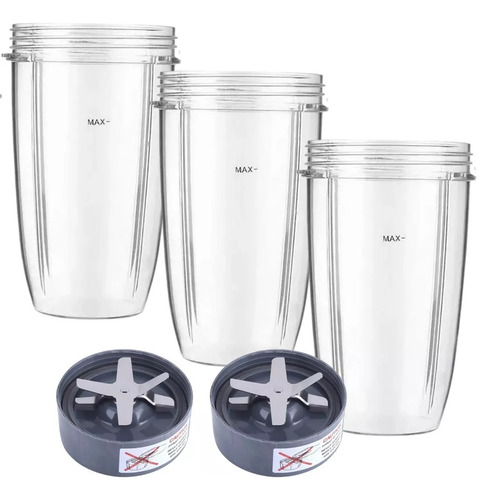 Vasos 32oz Nutribullet Con 2 Aspas Repuestos