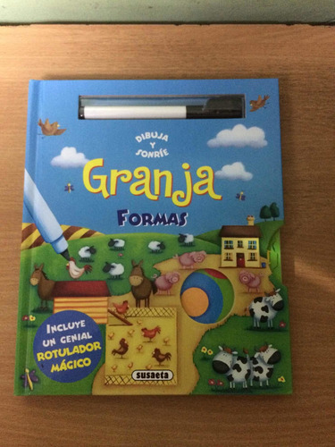 Libro Infantil. Dibuja Formas. Granja. Nuevo