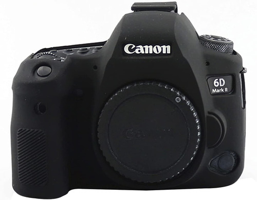 Funda De Silicona Para Canon Eos 6d Mark Ii (negra)