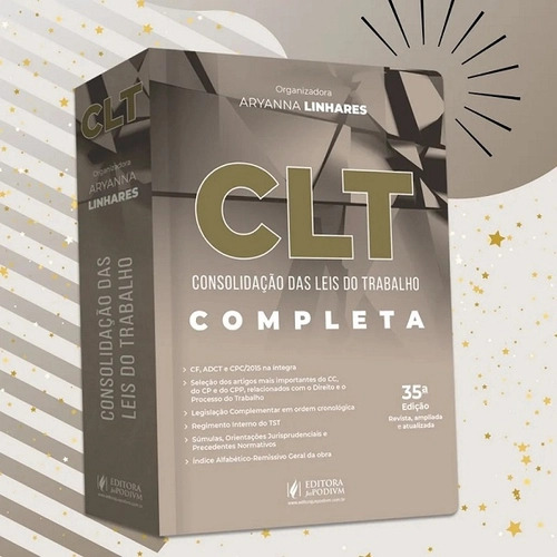 Livro Clt - Consolidação Das Leis Do Trabalho - 40º Exame De