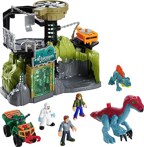 Imaginext Jurassic World Dinosaur Lab Playset Con Figura
