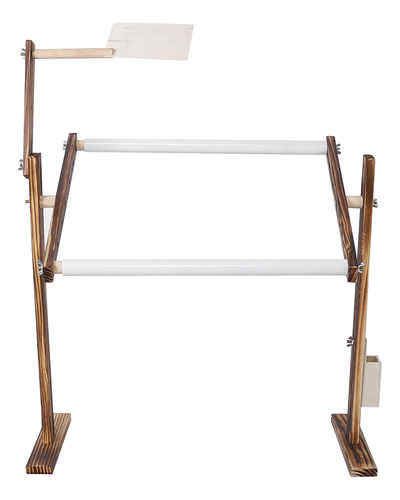 Soporte Para Bordado De Madera Envejecida Stitch Stand, Altu