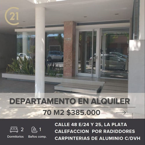 Alquier De Departamento 3 Ambientes, La Plata Casco