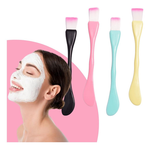 Brocha Pincel Para Mascarilla Tratamientos Faciales Japones 