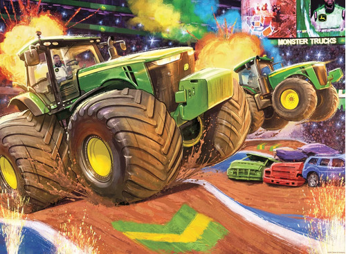 Ravensburger John Deere Big Wheels Rompecabezas De 100 Pieza