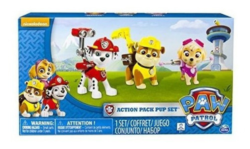 Mochilas Paw Patrol Action Pack Pups 3pk Figure Set Marshal