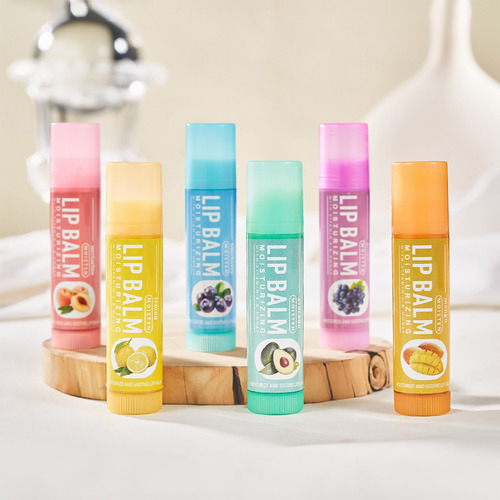 Kit De Bálsamo Lipgloss Paquete De Bálsamos Con Sabor A Frut