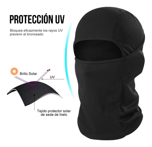 Para Pasamontañas Máscara Protección Uv Cubierta De Cara