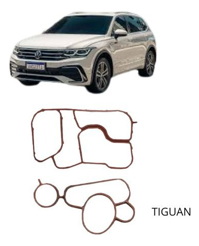 Kit Junta Resfriador Radiador Oleojetta Passat Golf A1 A3 A5