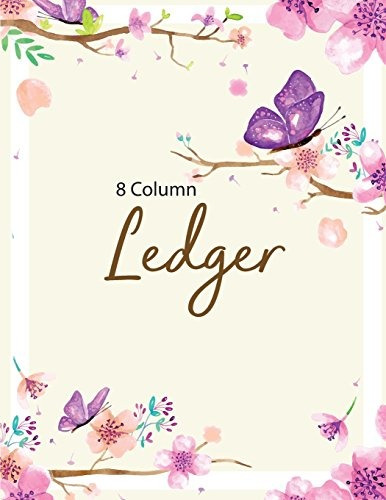 8 Column Ledger Accounting Ledger Notebook For Small Busines