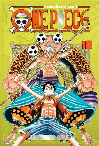 Livro One Piece 3 Em 1 Vol. 10