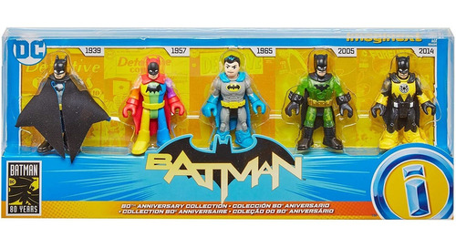 Fisher-price Imaginext Dc Super Friends Batman 80th Annivers | Envío gratis