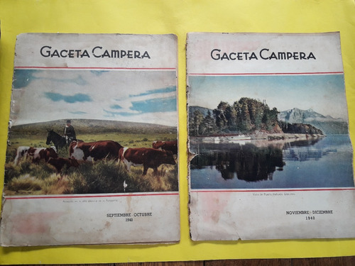 Gaceta Campera - 1940 - Pack X 2 