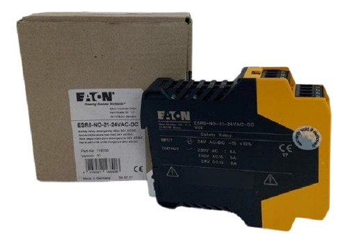 Rele Seguranca Esr5-no-21-24vac-dc 2na 1nf Eaton