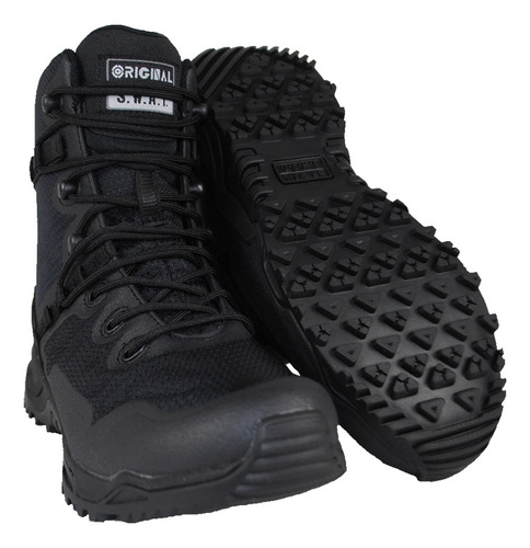 Botas Original Swat Alpha Fury 8 Con Cremallera Lateral