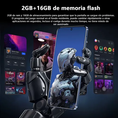 2024 Nuevo Smartphone Gt20 Pro De 6,56 Pulgadas Datos Reales