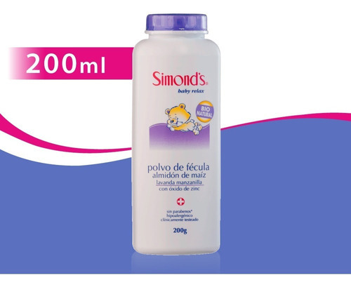 Simonds Polvo De Fecula Lavanda Manzanilla 200 G