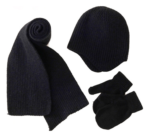 Set De Gorro Y Guantes Cálidos, Gorro Y Guantes Tejidos Para