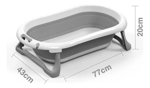 Imagen 2 de 8 de Bañera Plegable Para Bebe Punti Flexi Wash Reclinable Tapon
