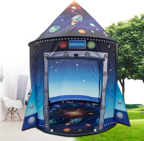 Imagen 1 de 6 de Tienda De Campaña Espacio Exterior Niños Carpa De Juegos