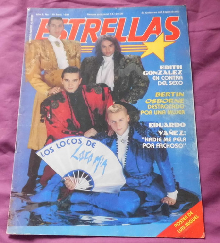 Revista Estrellas Locomia  Luis Miguel