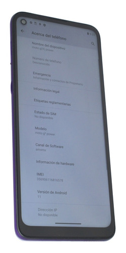 Teléfono Celular Moto G9 