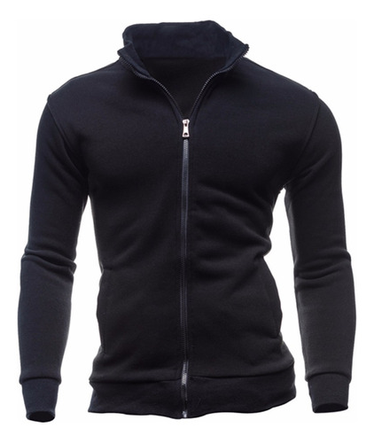 Nueva Sudadera Con Cremallera Y Cuello Alto Para Hombre