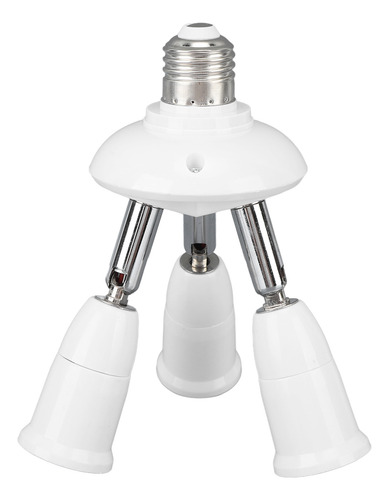 Adaptador Divisor De Enchufe E26 E27 Ajustable En 360 Grados