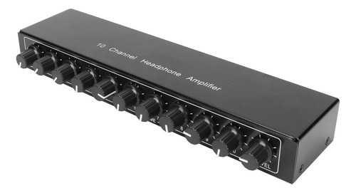 Divisor De Amplificador De Fone De Ouvido Estéreo 1 Em 10 Sa