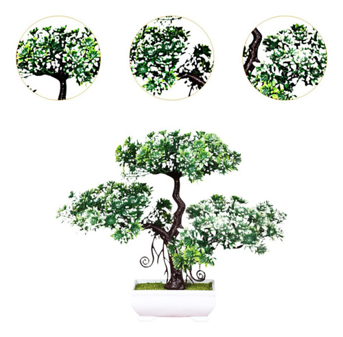 De Bonsái Artificial En Maceta, Árbol De Bonsái Falso